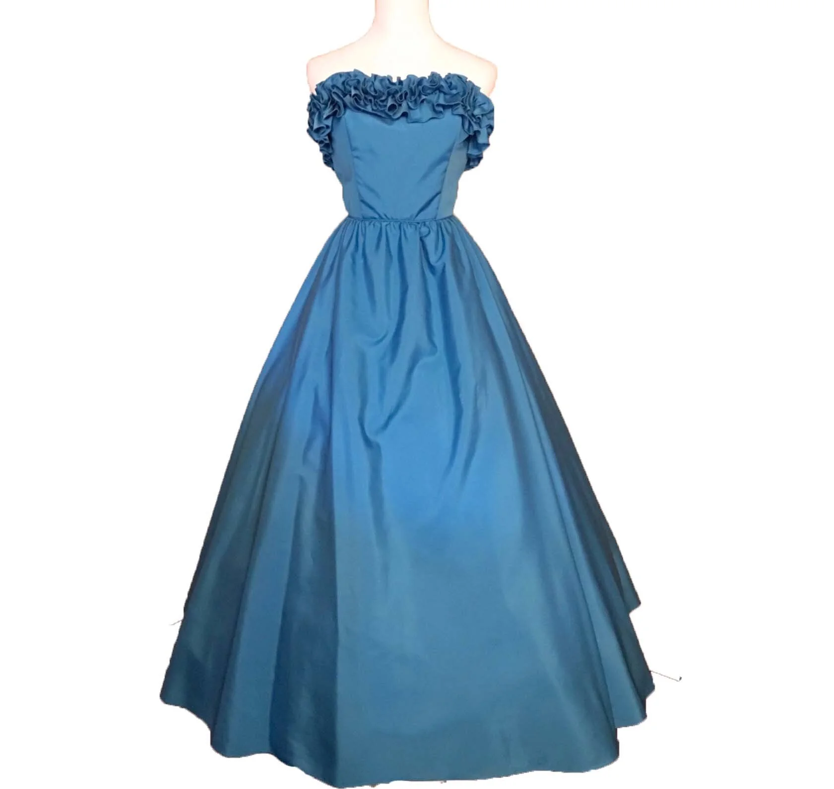 22.5.4 Blue/Teal Gown (waist - 22.5") Civil War Ball Gowns 22.5.4 Blue/Teal Gown (waist - 22.5") Civil War Ball Gowns