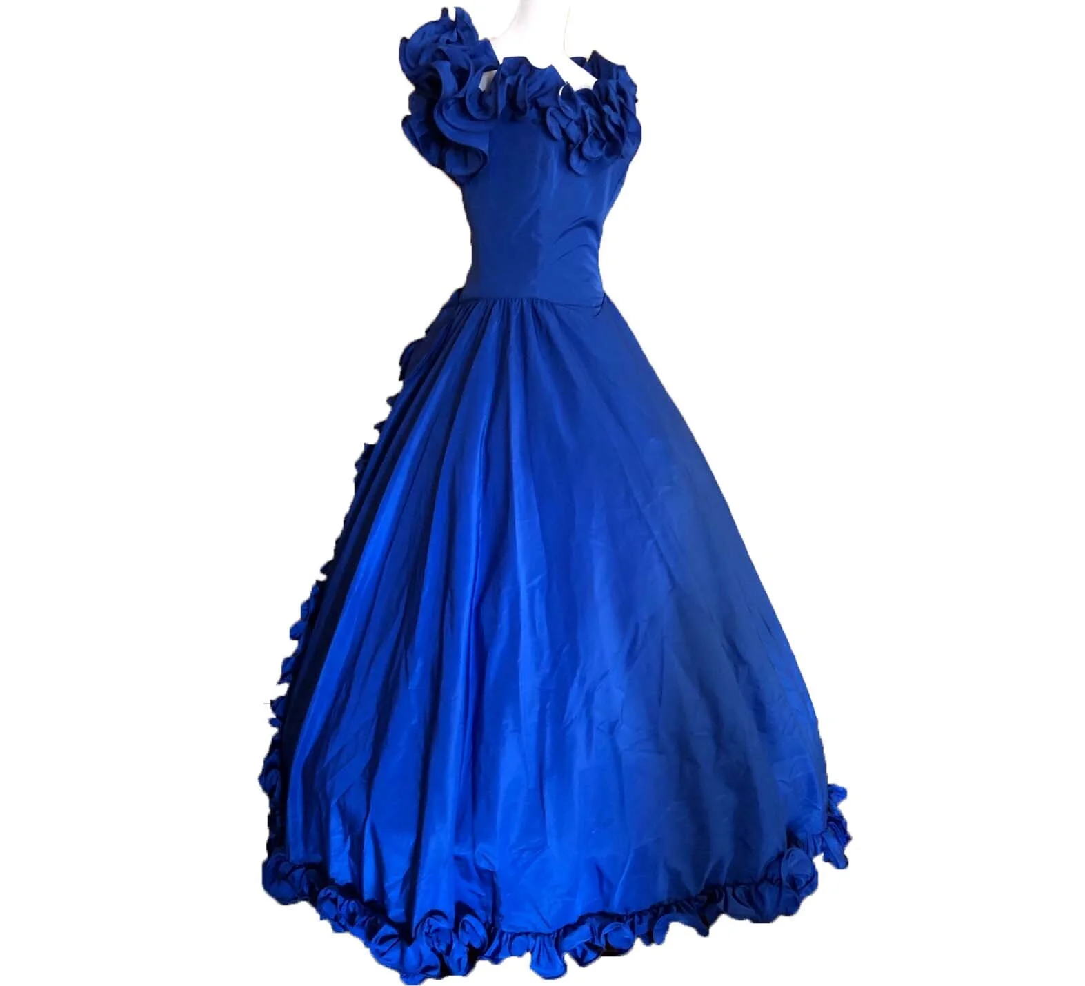 dark royal blue dress Mermaid Satin Long Prom Dress, Off Shoulder Blue Evening US 10 / Black This custom designer gown features an exclusive design that exudes luxury and elegance Navy Blue Sequined Ball Gown