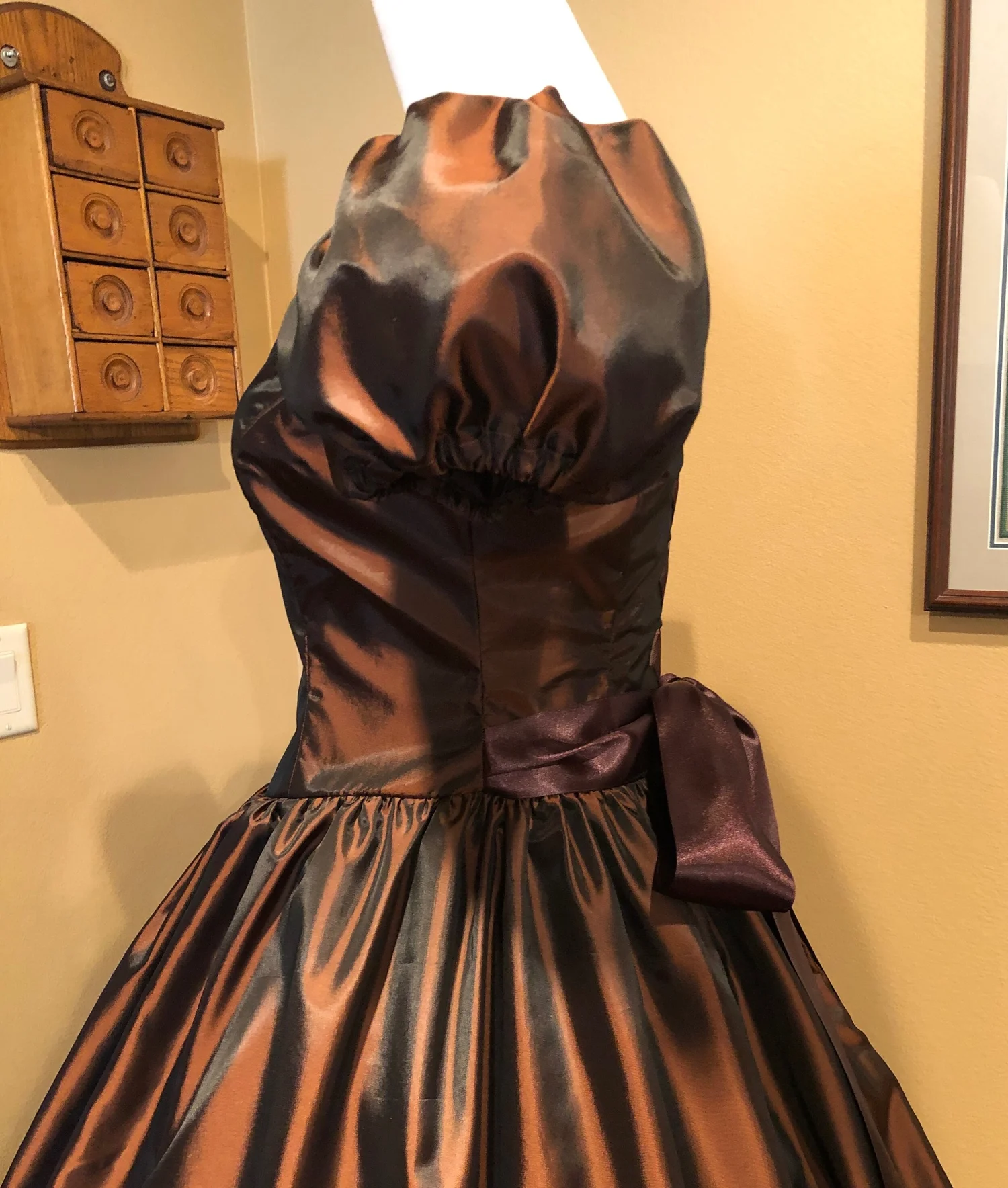 white christmas dresses Retrofete Ember Dress in Chocolate main image 0