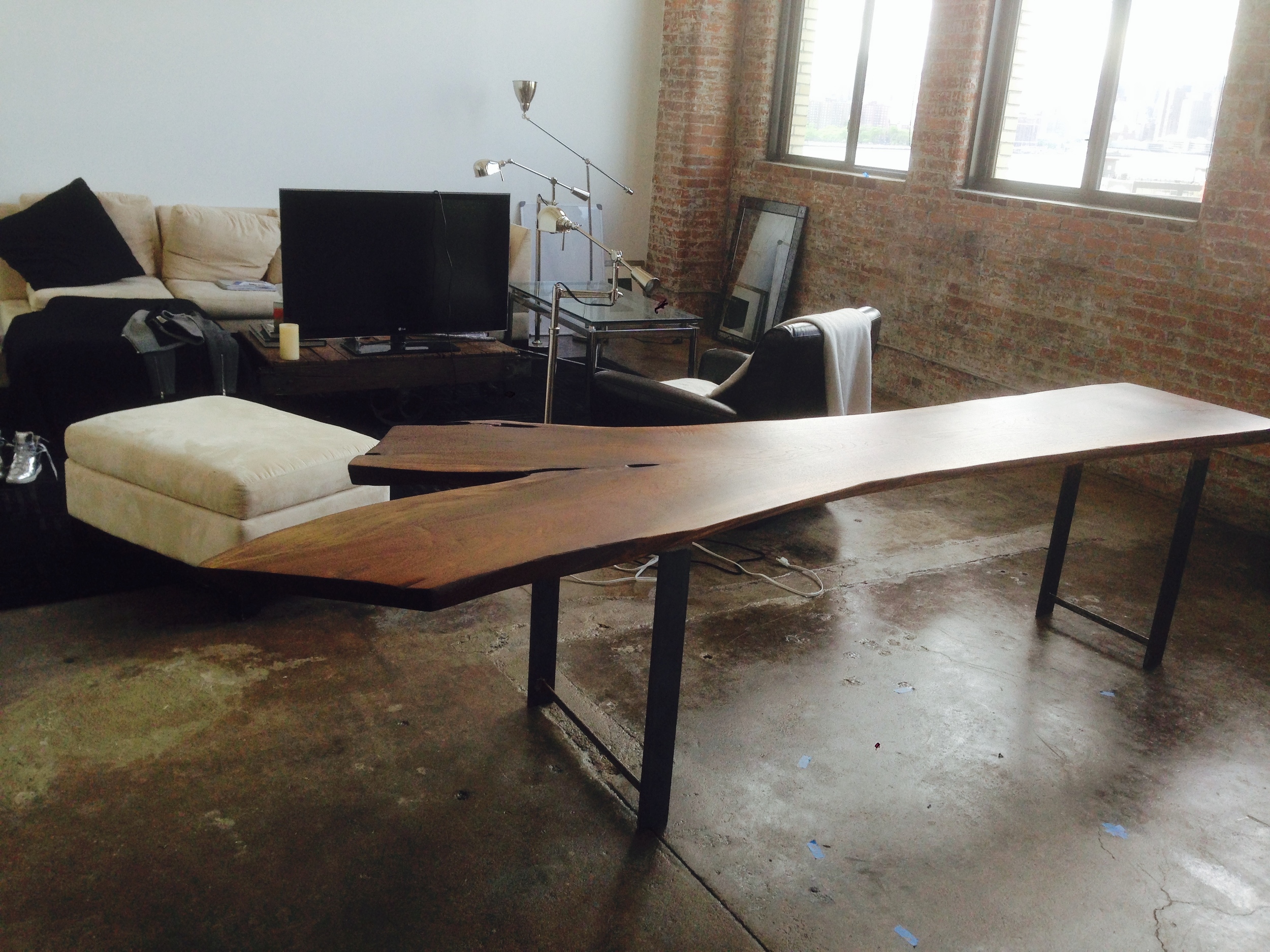 Live Edge Walnut Table