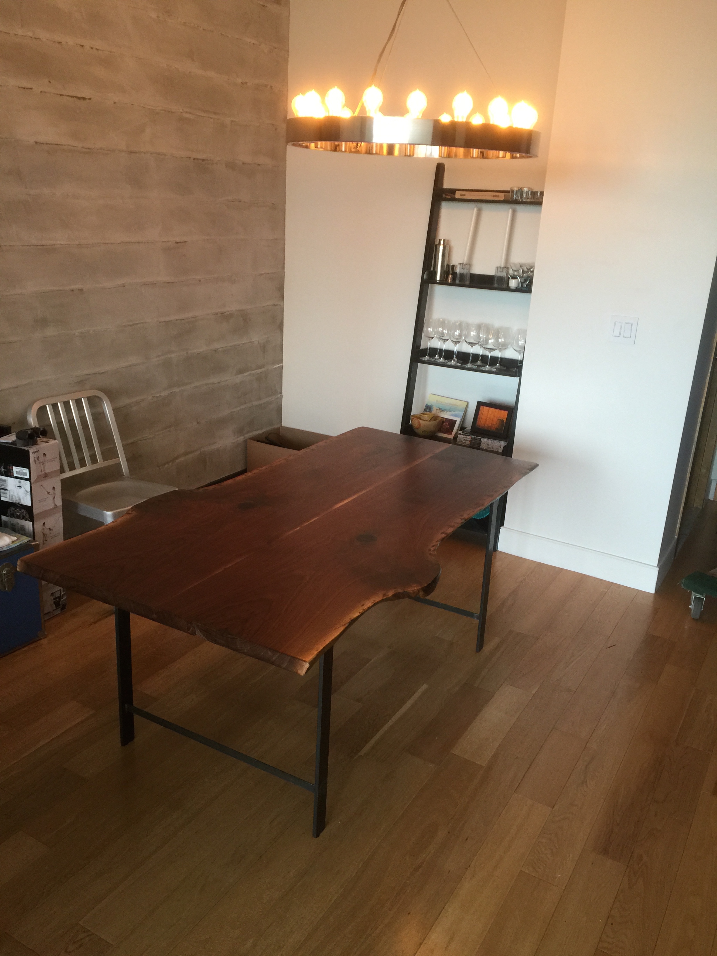 Live Edge Walnut Table