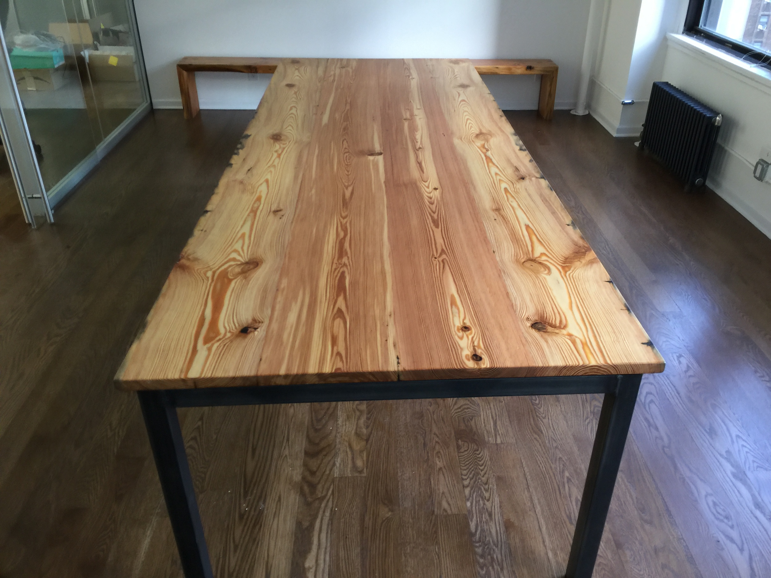 10' Southern Yellow Pine Conference Table