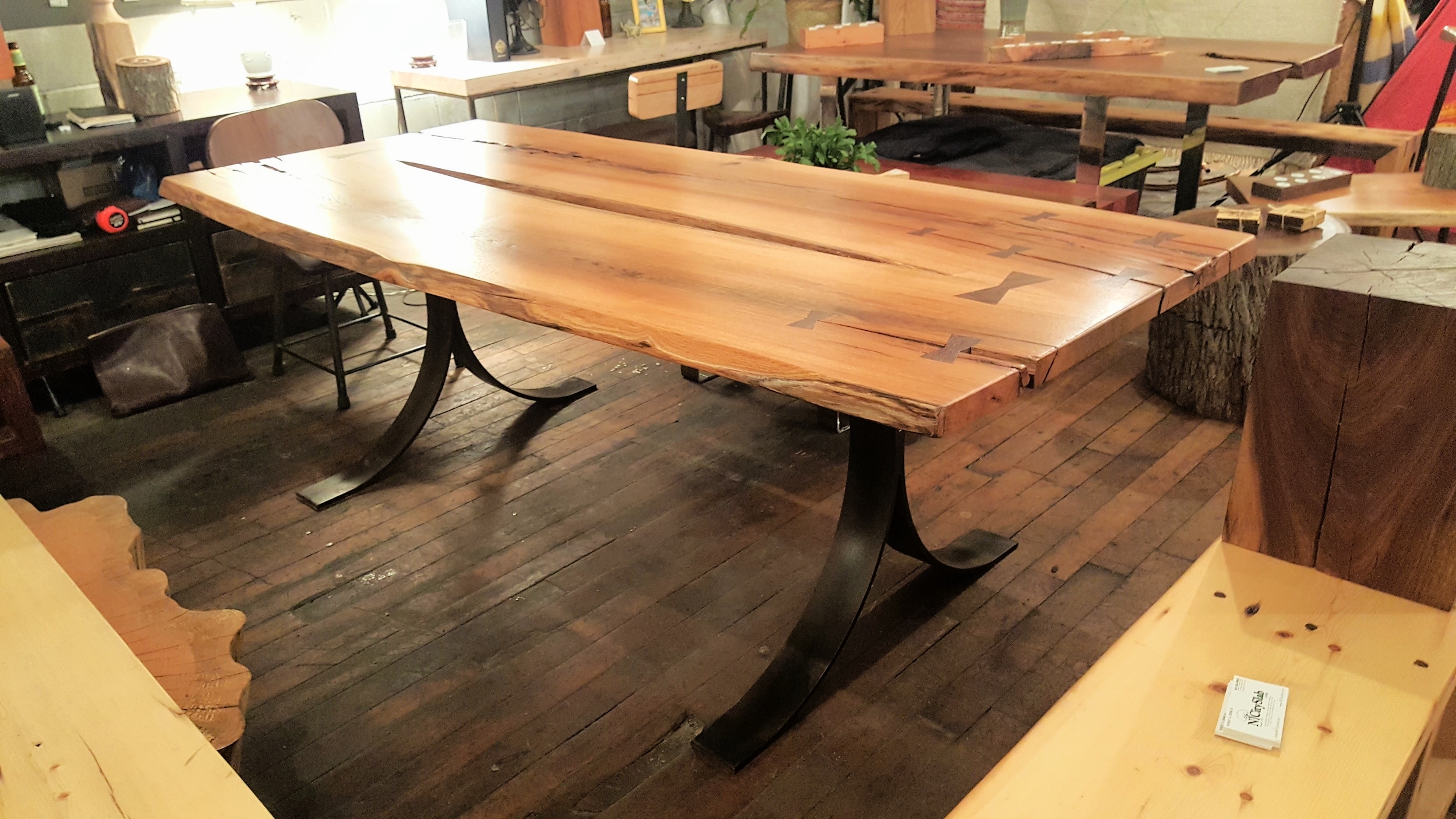 Super Storm Sandy Red Oak Table