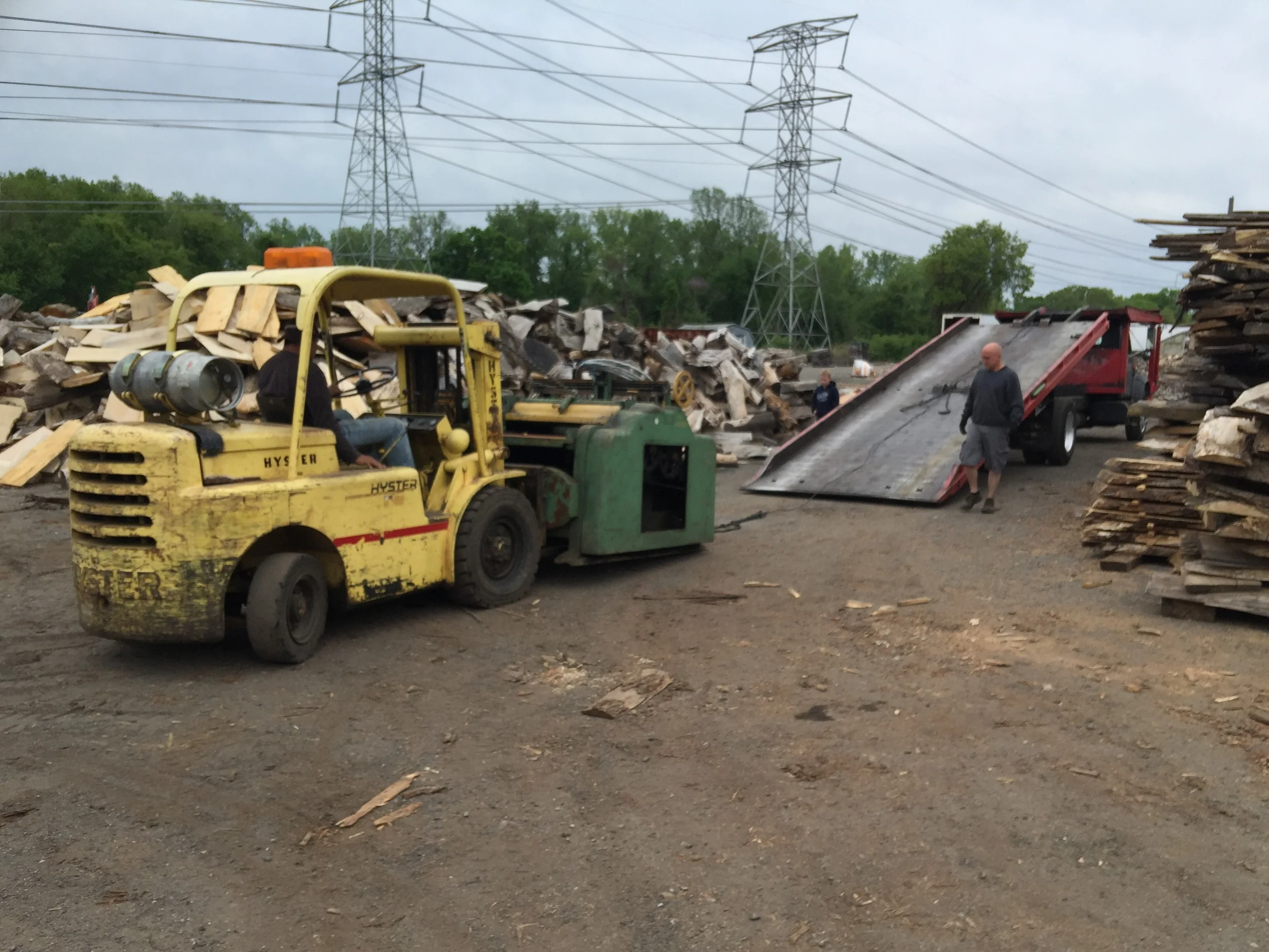 Loading from the yard