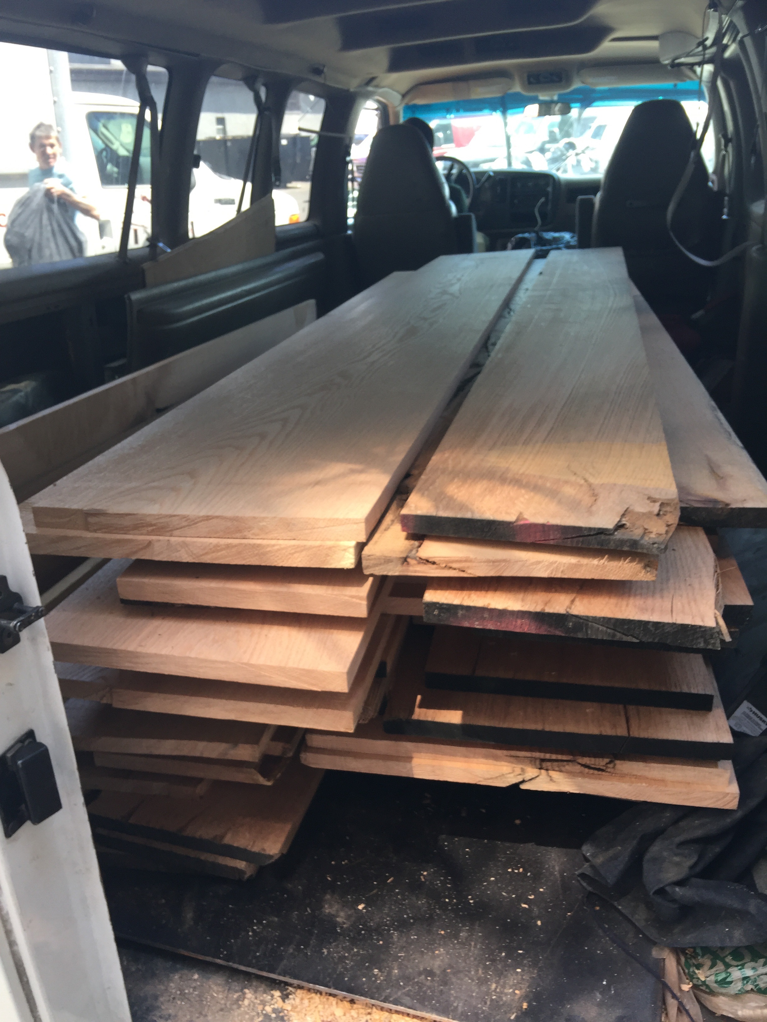 Red Oak floors we milled and dried