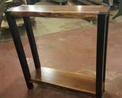 Live Edge Walnut Hallway Table