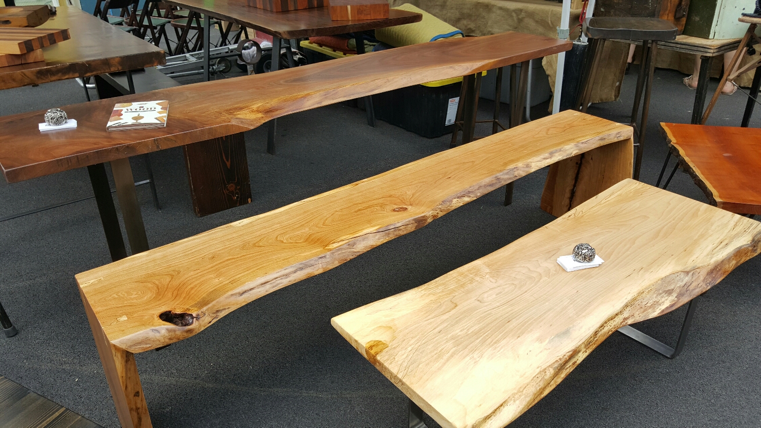 Gorgeous benches and Walnut console or sofa table