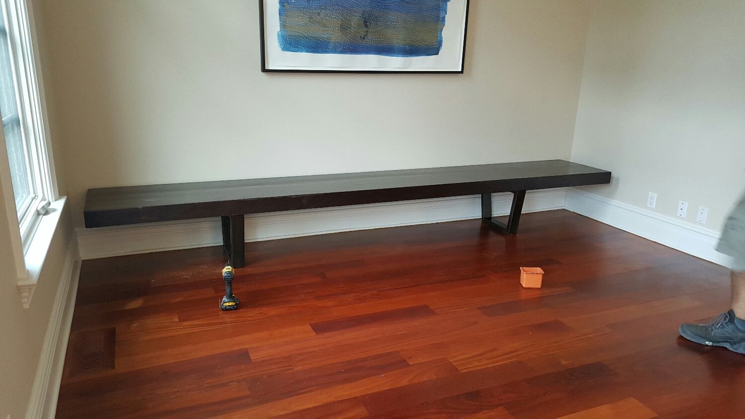 Banquette in place