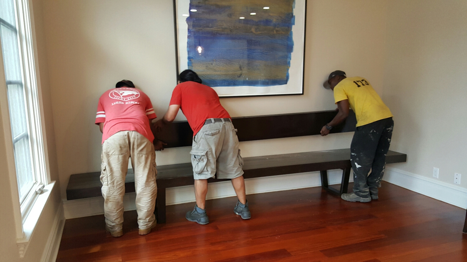 Adding the back board