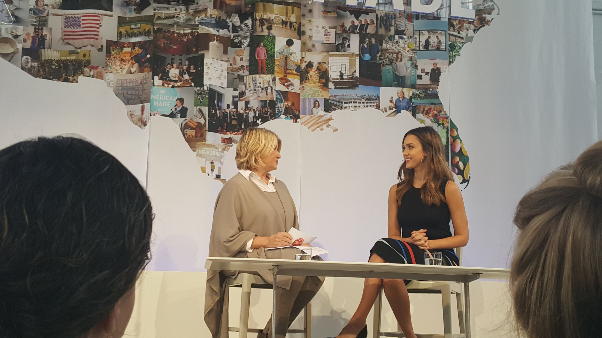 Martha with Jessica Alba