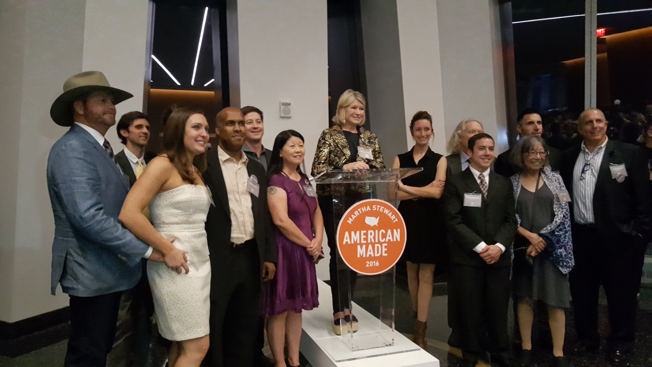 Martha Stewart and American Made 2016 Honorees