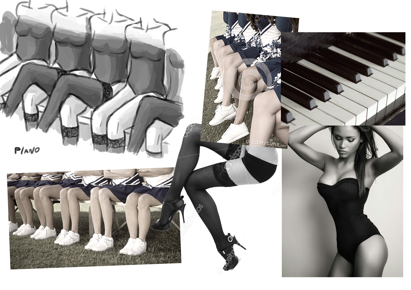 Concept moodboard: Piano
