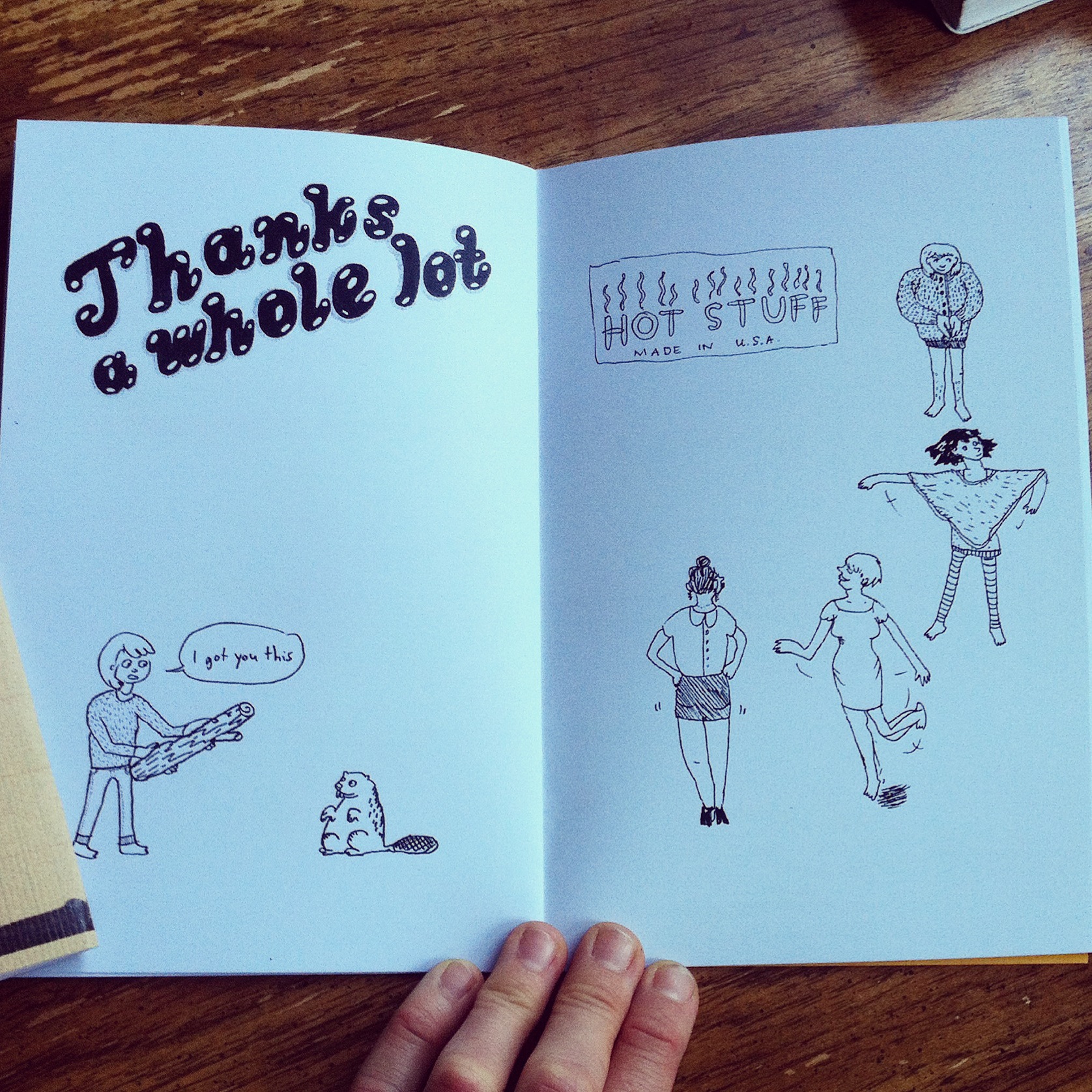   Wow Mom Cool  (detail), b&amp;w, 42 pages, 2014 