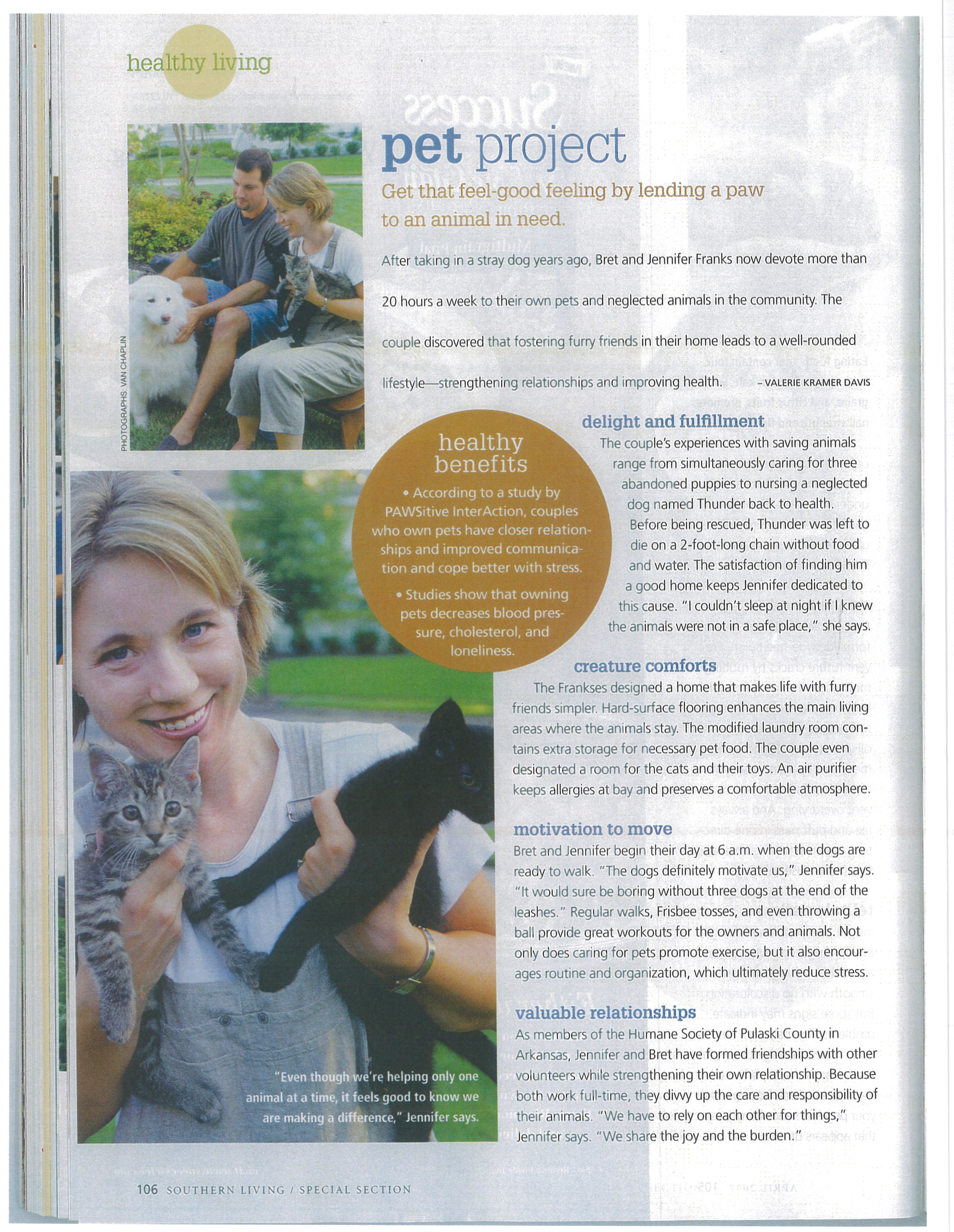 Southern Living Magazine; Healthy Living