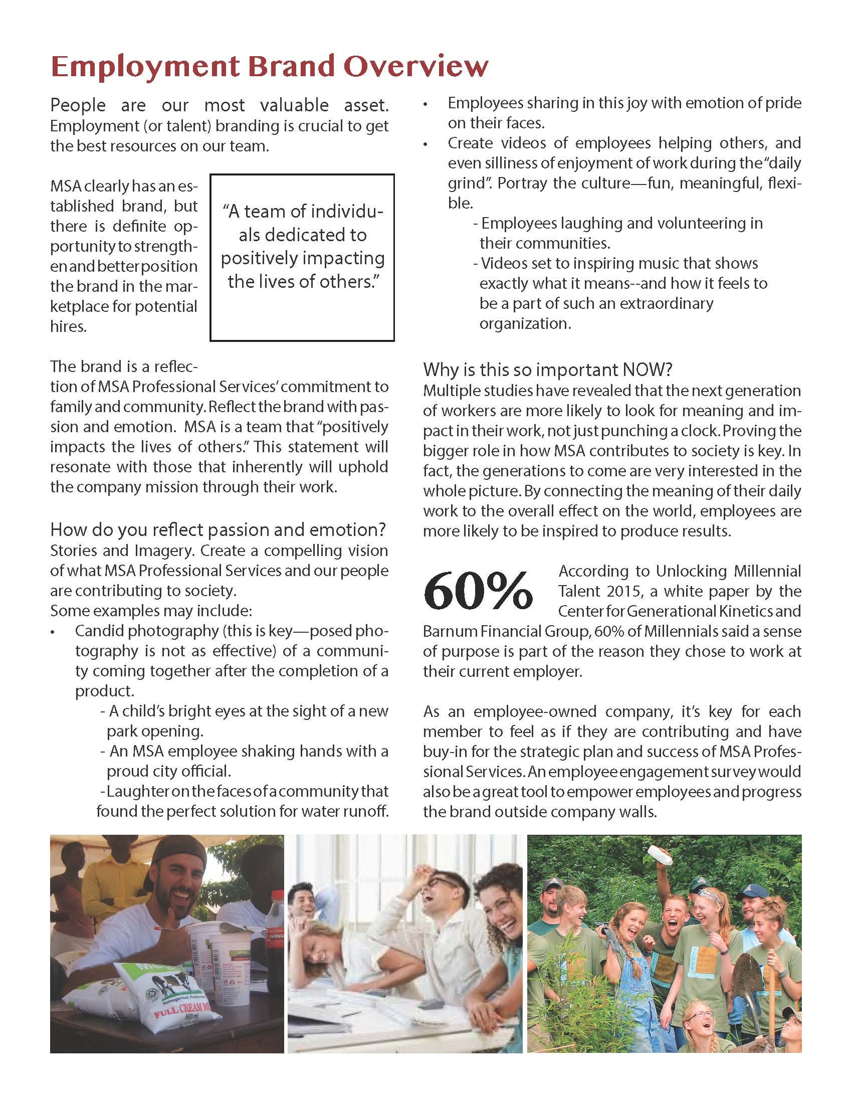 Branding proposal, page 2