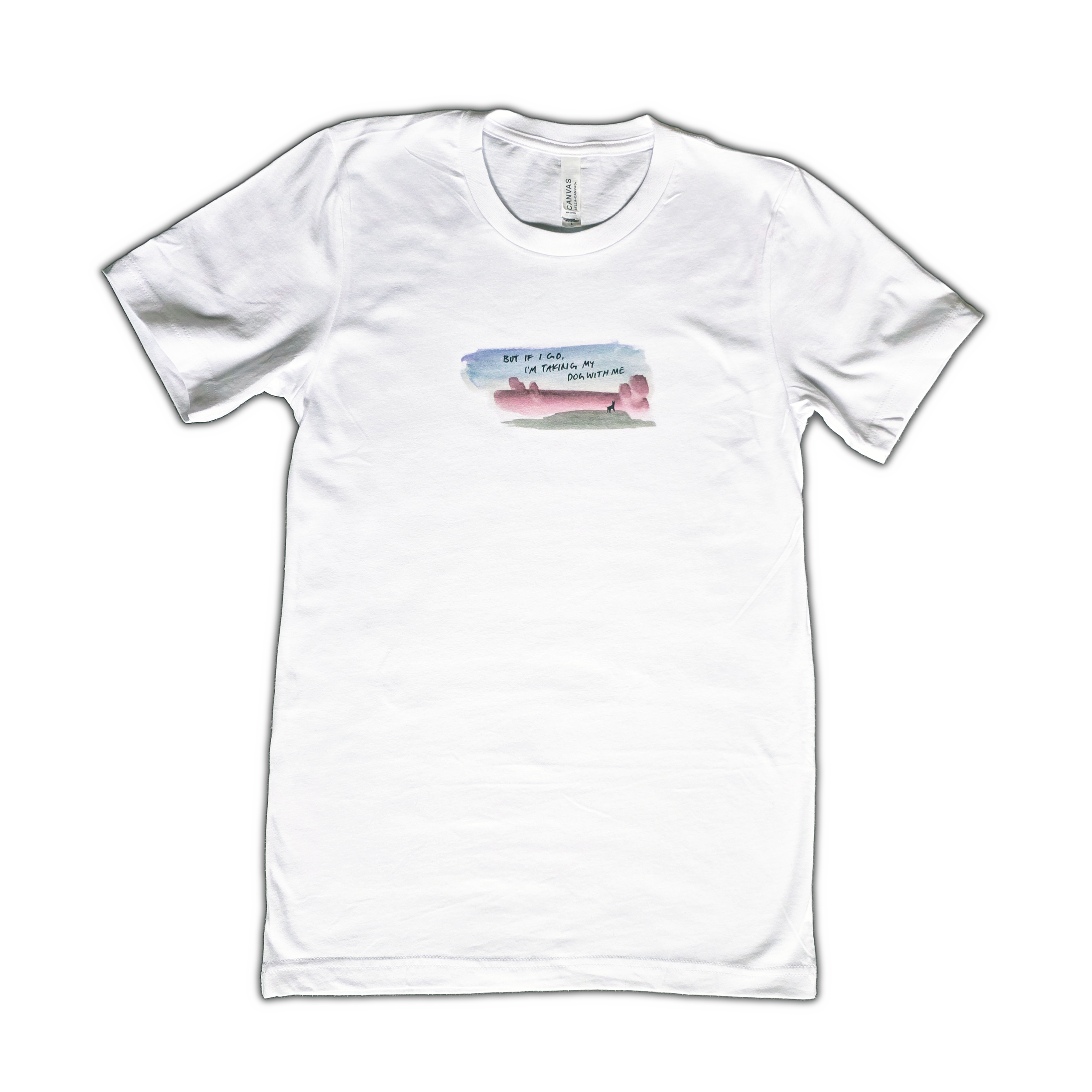 Watercolor Lyric Tee - Laguna