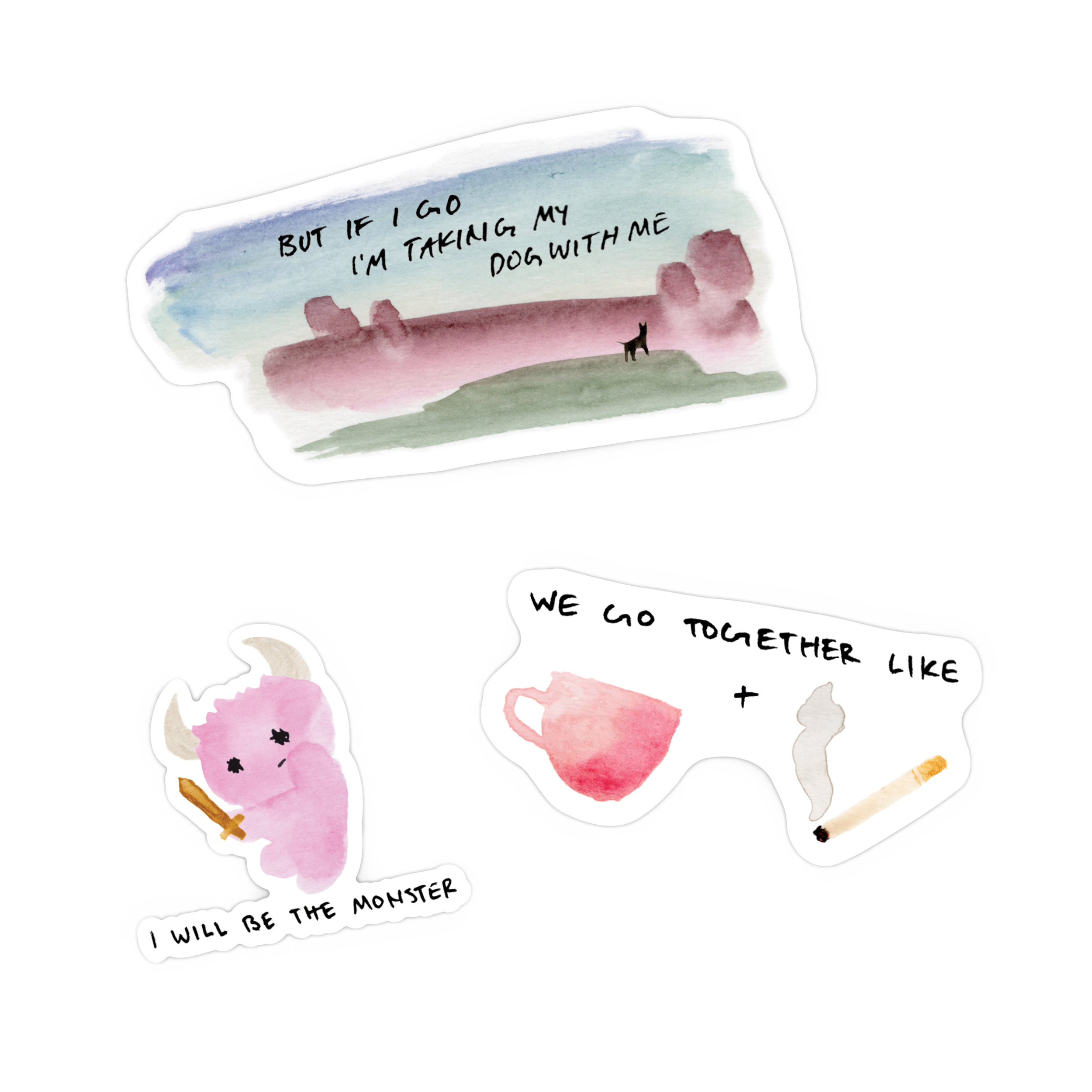 Watercolor Sticker Pack