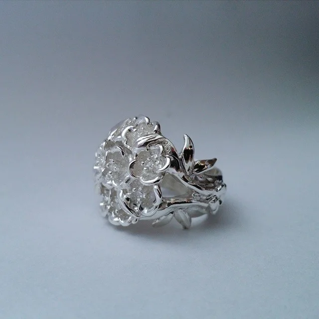 Sterling Silver x White Diamonds