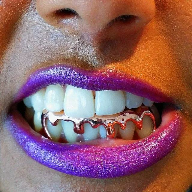 Megan Jett . 10k Rose Gold " Drip " Bottom 6