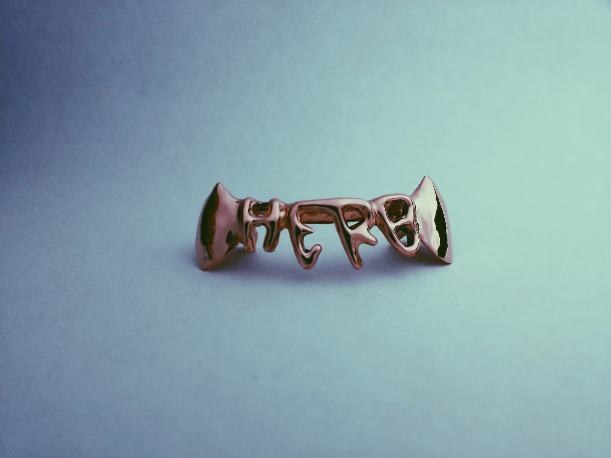 18k Rose Gold " HERB " + Fangz