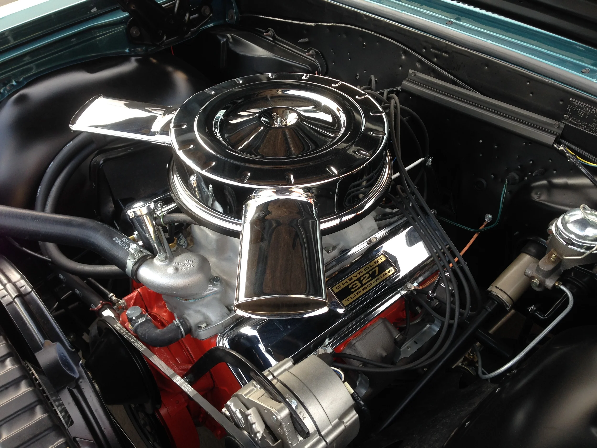  350 Horse 327 corvette motor, numbers matching. 