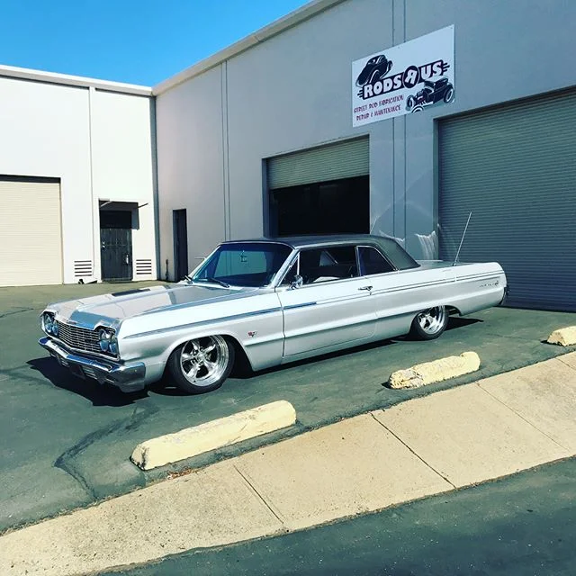 Delivery day for this 64 Impala. Full @ridetechsuspension suspension and air ride and a fresh GM 350 crate engine.