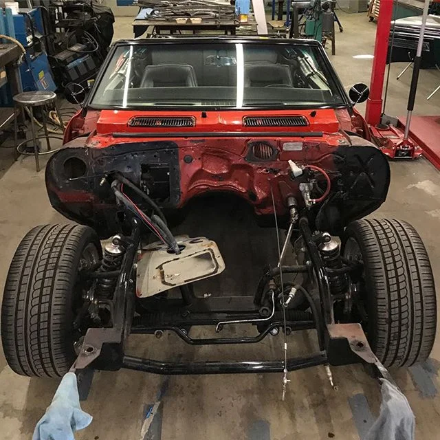 Clean slate on this Camaro build, time to make something worthy of the motor it's soon to receive.