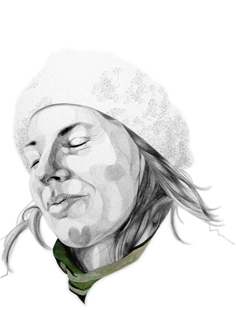 Julianna | 2010 | Graphite and gouache on paper | 22" x 30"