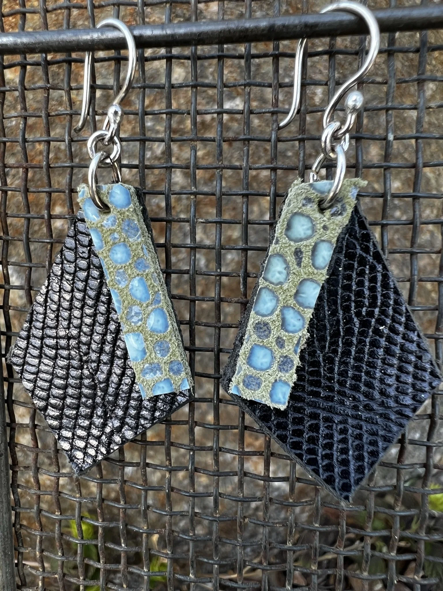 leather earrings