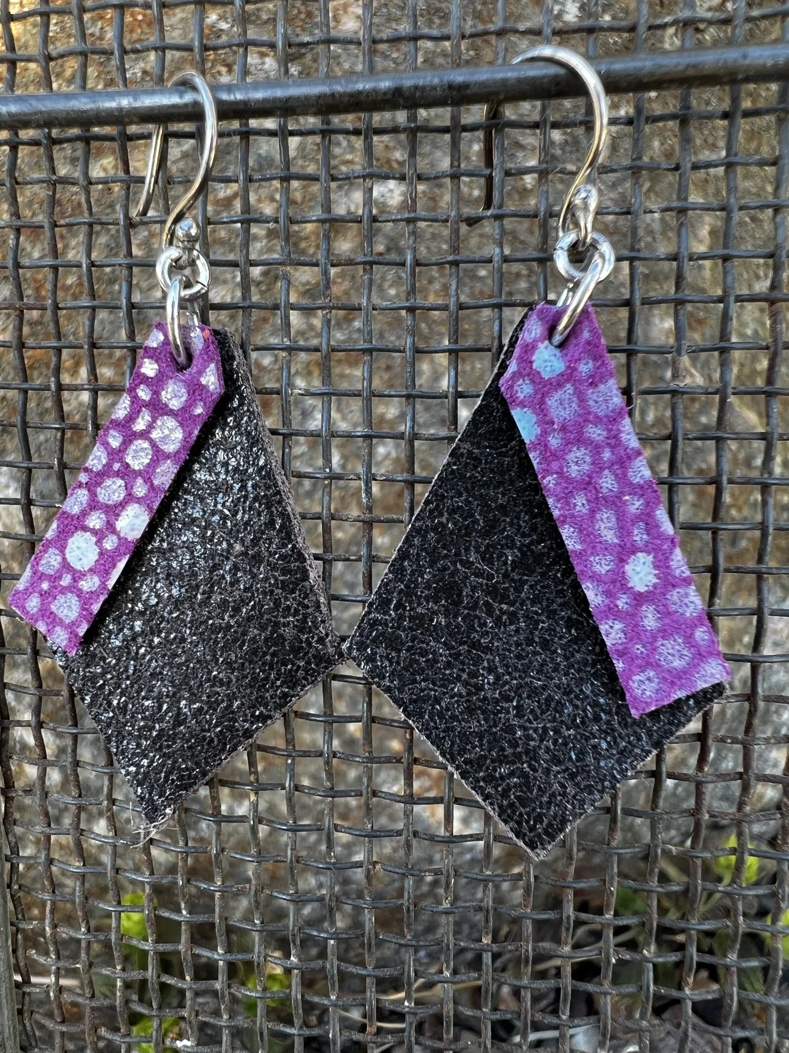 leather earrings