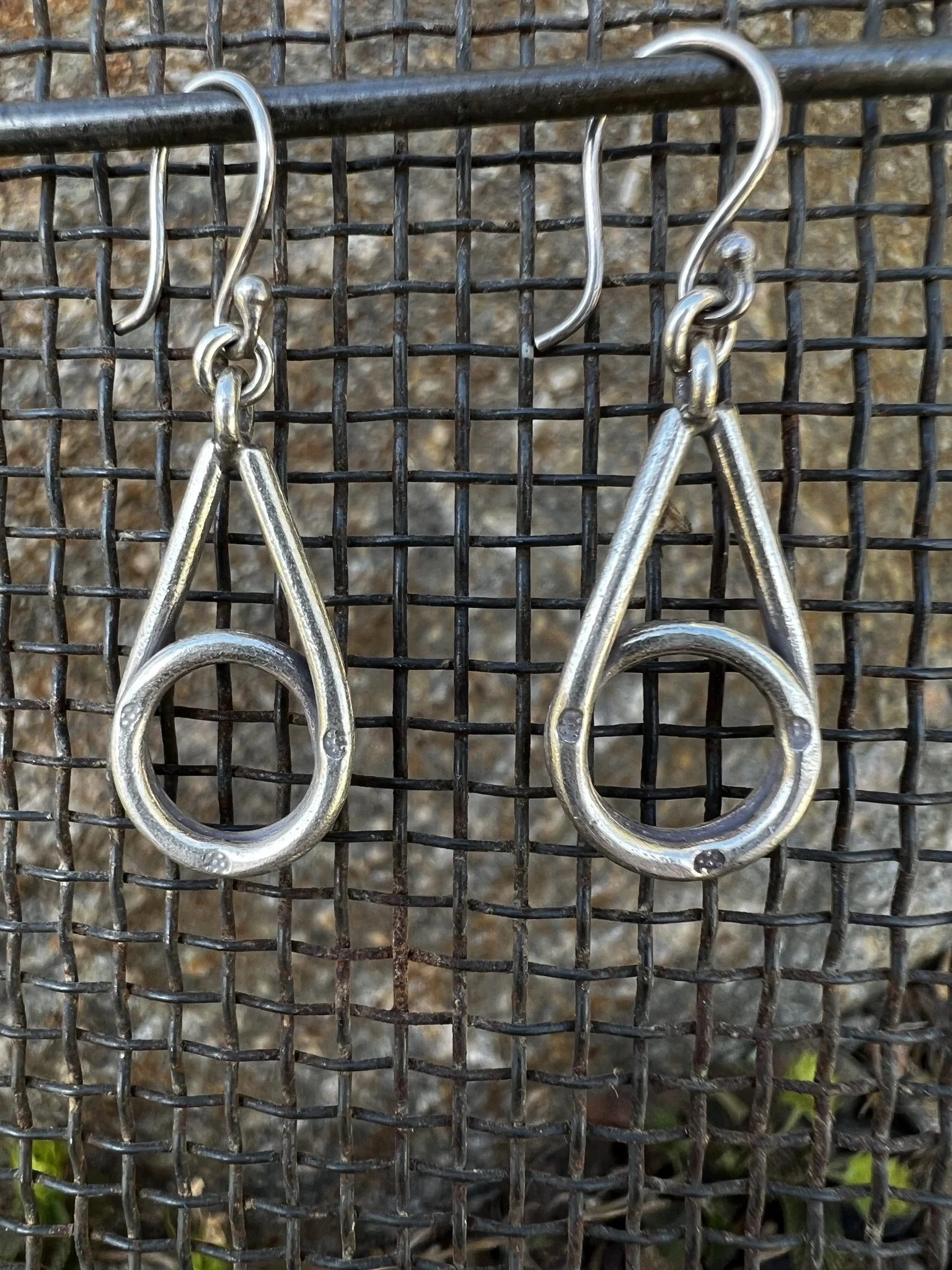 thai sterling silver dangle earrings