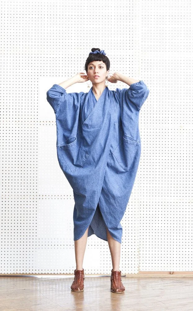 Cocoon Dress, 69 Denim