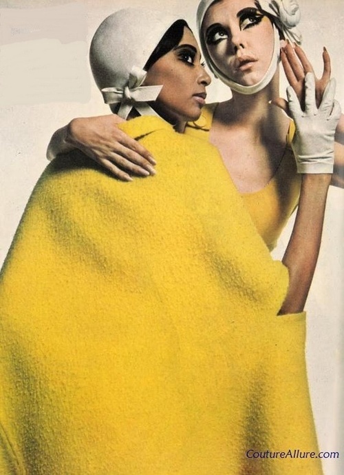 Peggy Moffitt and Donayle Luna in Jean Patou, 1966