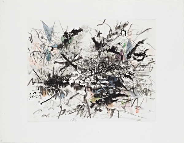 Julie Mehretu, "Untitled," 2013. Photo Credit: Blouin ArtInfo Blogs