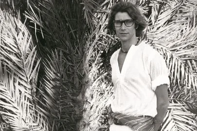 Yves Saint Laurent in Marrakech.