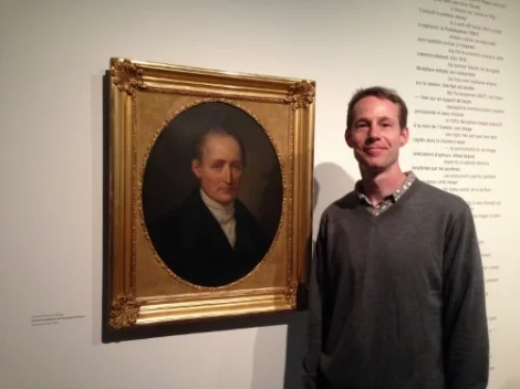 With my friend Nicéphore at the Musée Nicéphore Niepce in Chalon-sur-Saone, France.