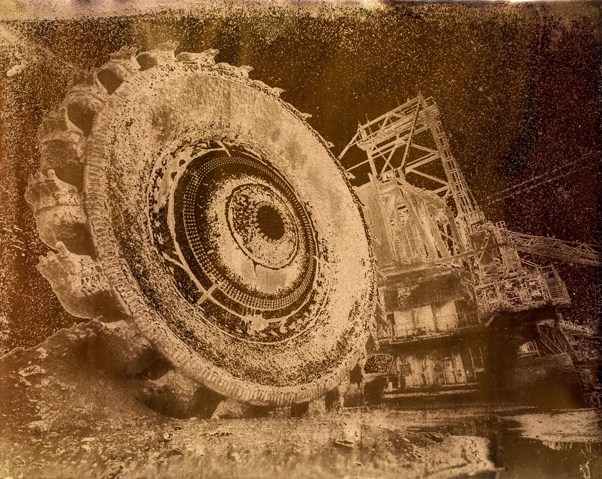Decommissioned Bucketwheel Excavator, Syncrude.