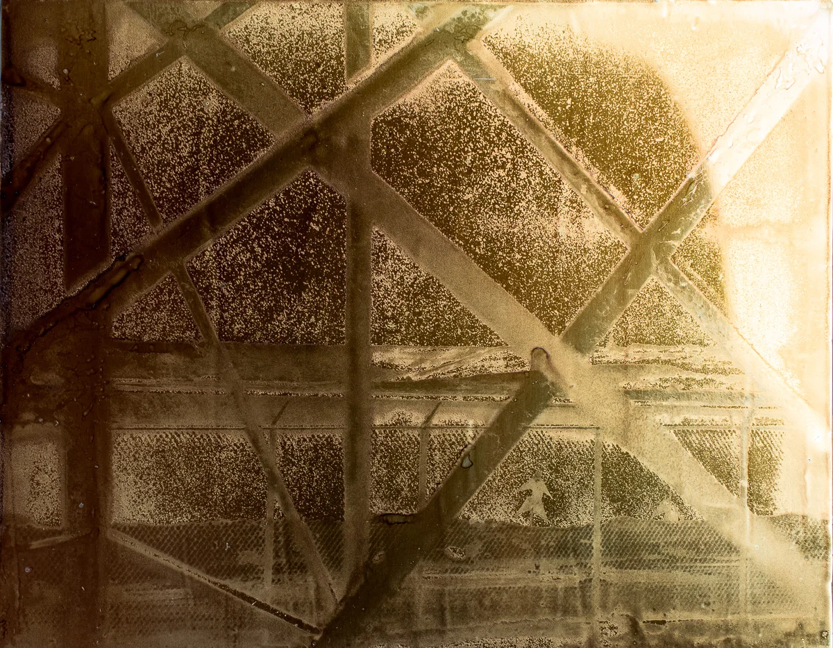 Tailings Pond with Scarecrow and High-Voltage Girders.