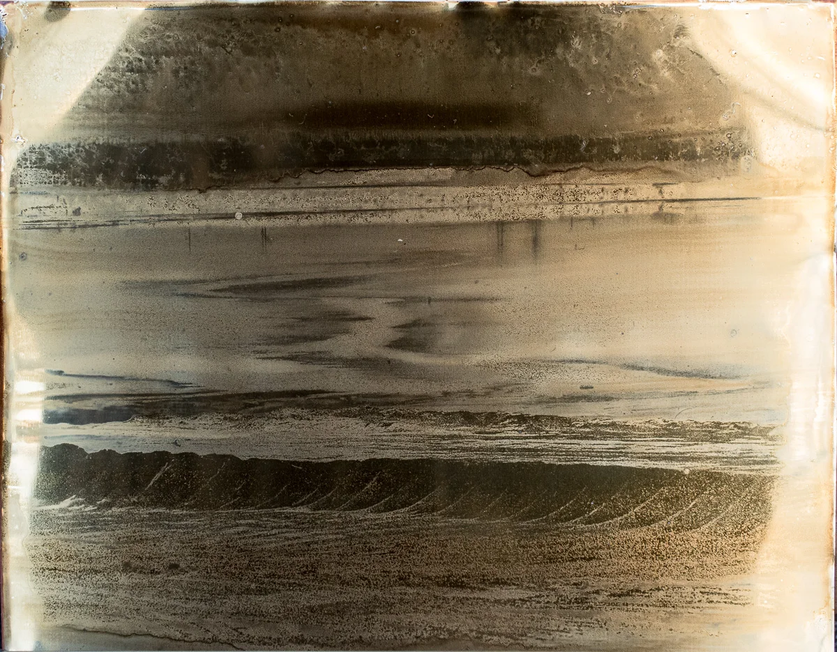Tailings Pond With Floating Residue.
