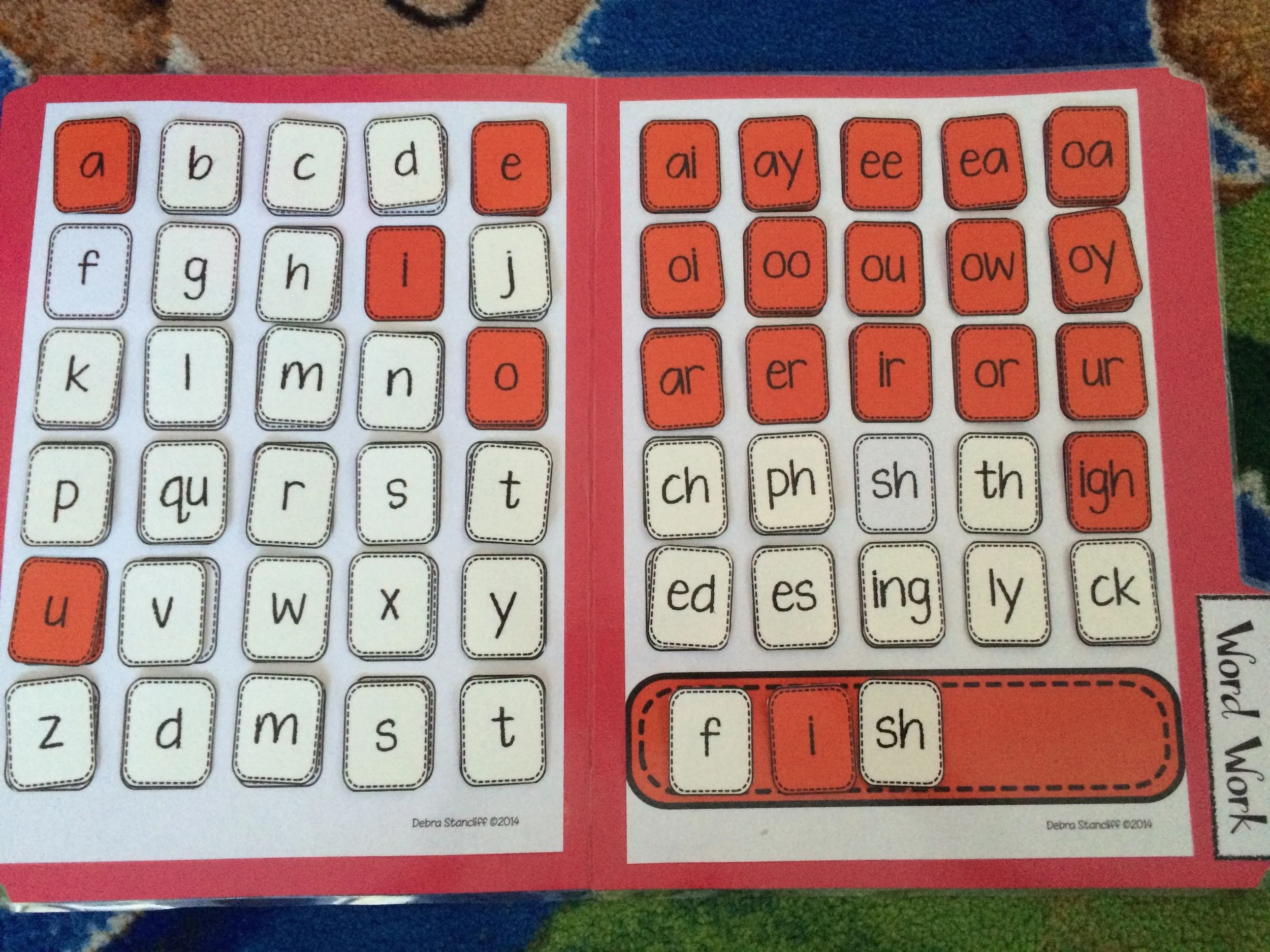 Building Words Folder