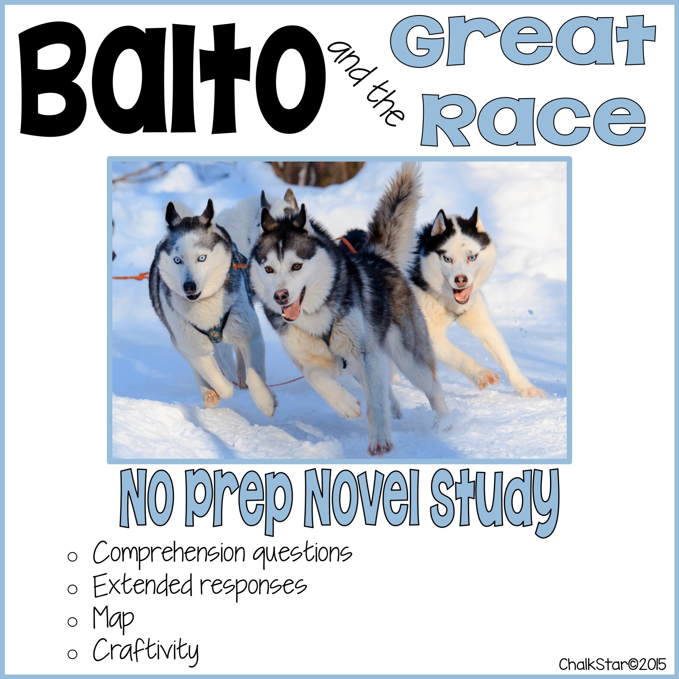 Balto and the Great Race Book Study 
