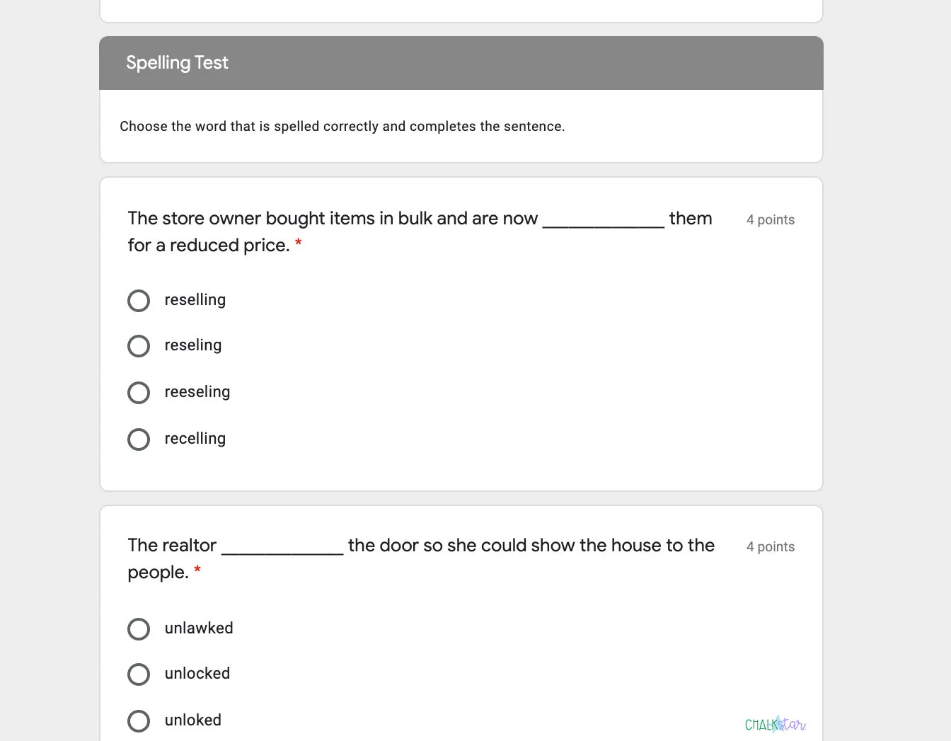 Wonders 4th Grade Spelling Tests Google Forms ChalkStar wonders-4th-grade-spelling-tests-google-forms-chalkstar