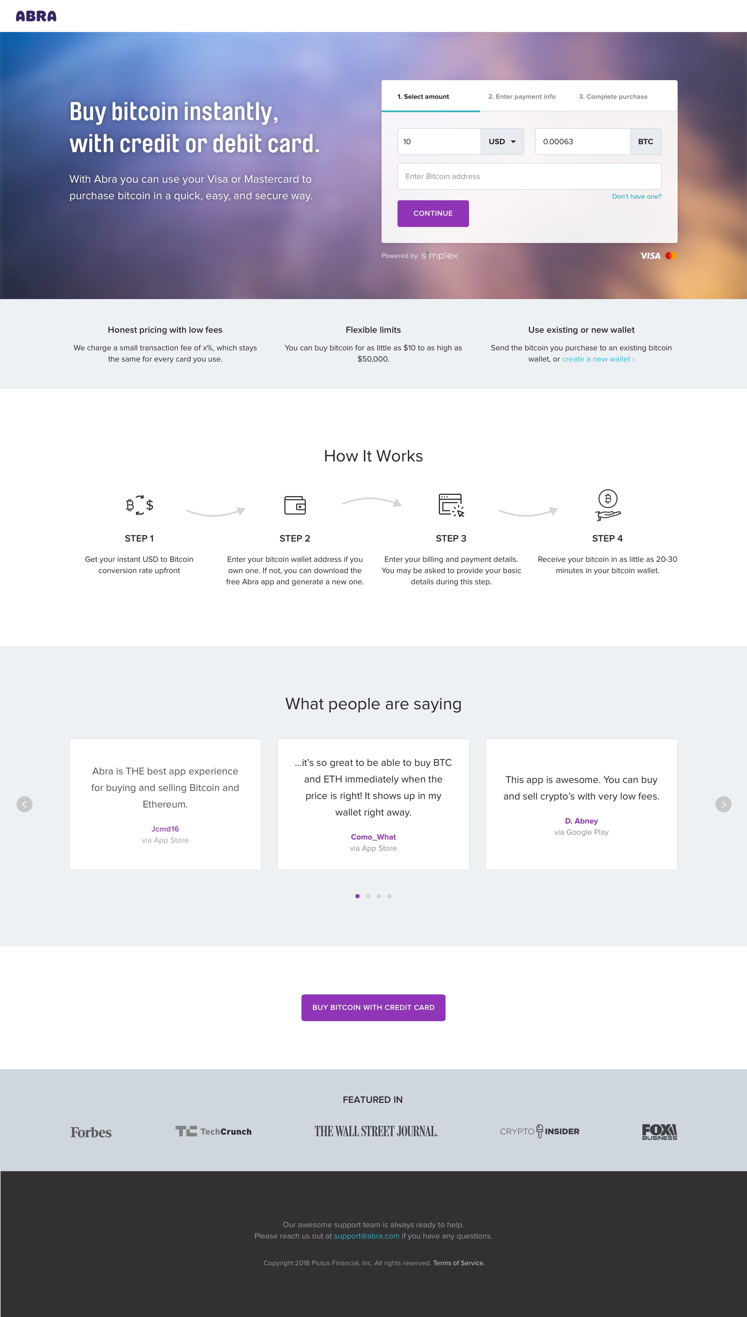 abra buy bitcoin with credit card abra buy bitcoin with credit card