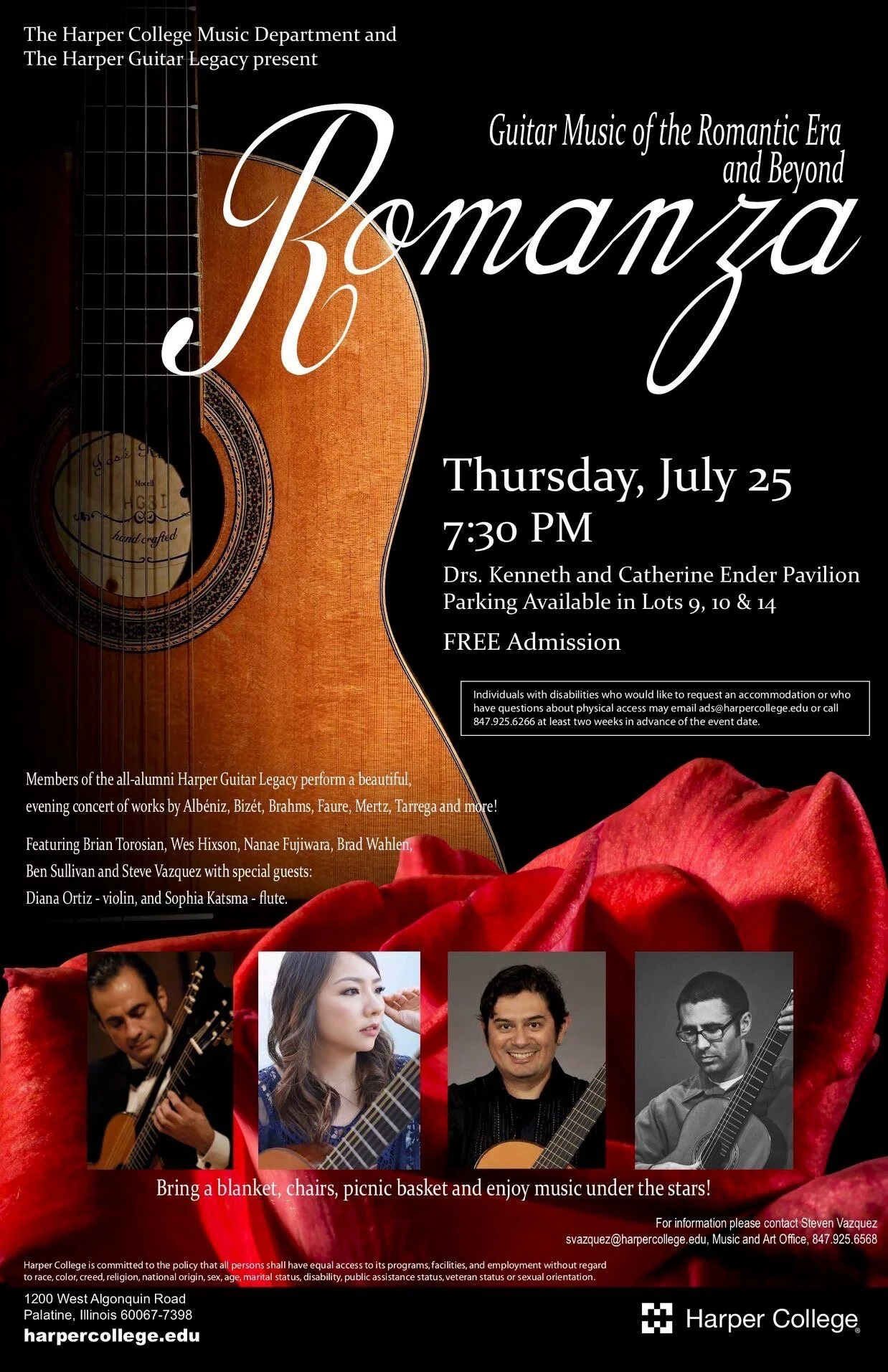 "Romanza" The Harper Guitar Legacy Outdoor Concert