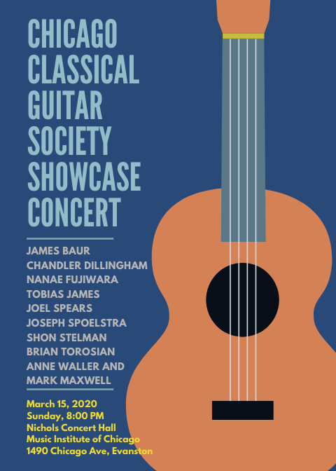 (Cancelled) Chicago Classical Guitar Society Showcase