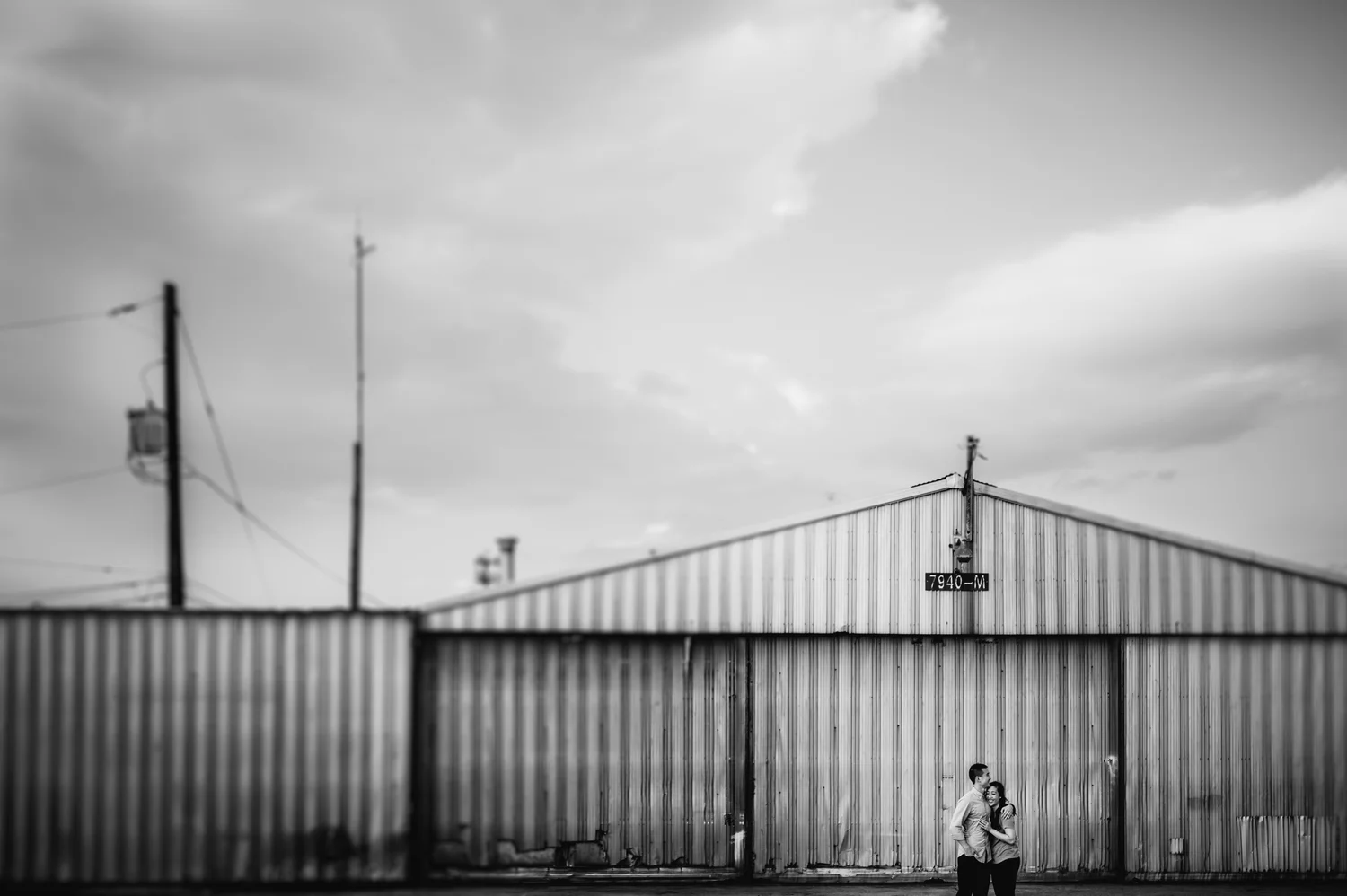 Engagement photo - Montgomery County Airpark Engagement Session