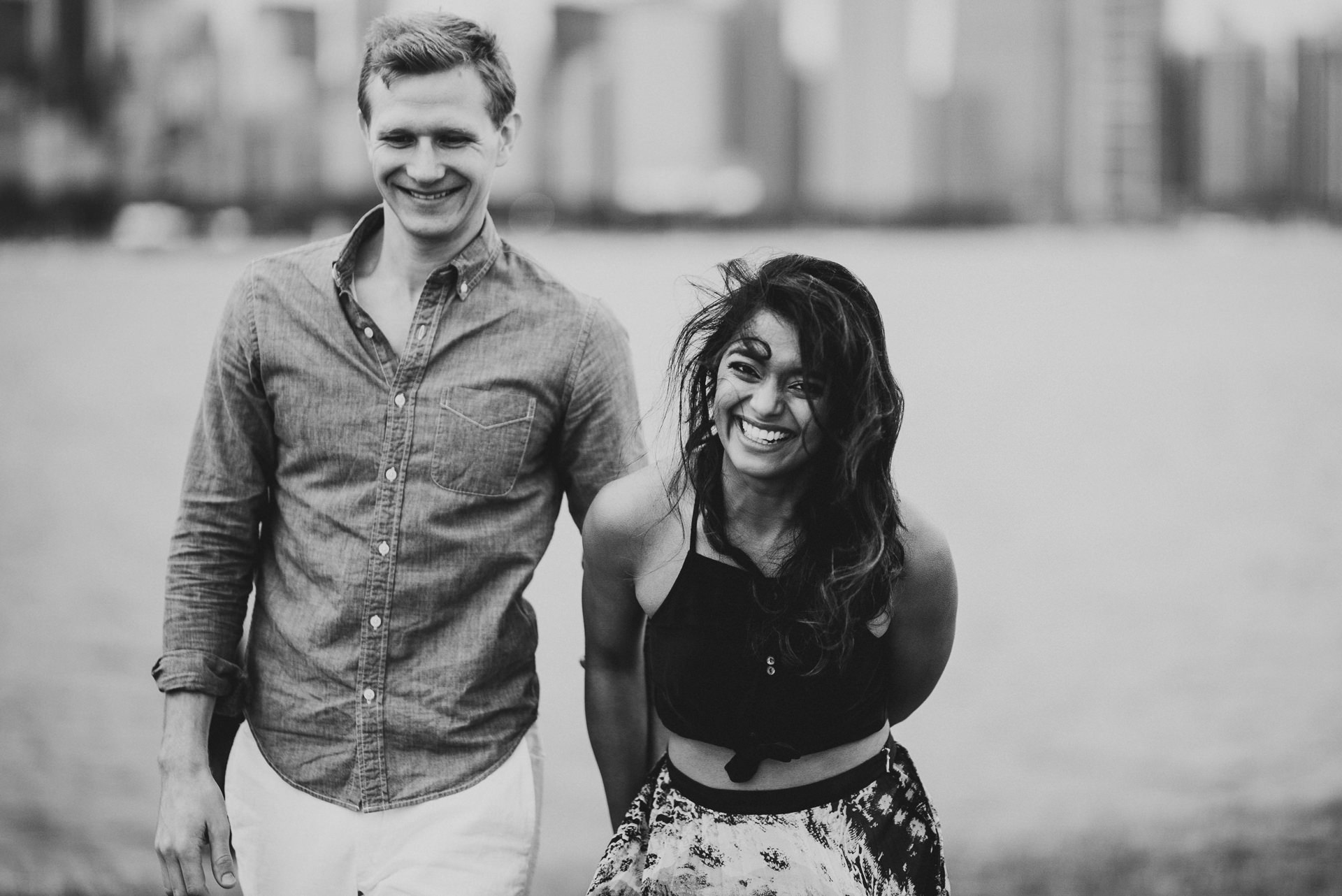  Millennium Park engagement photography 