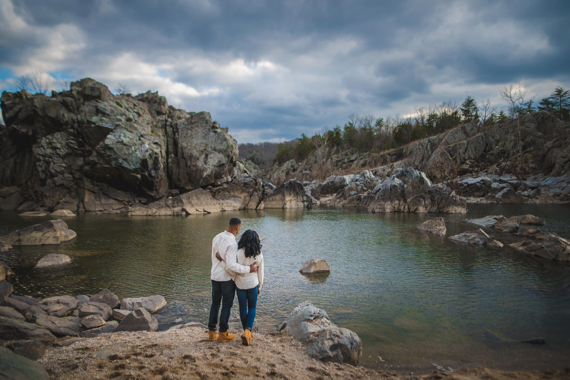  great falls engagement photos 