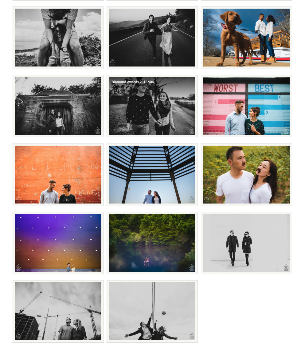 35 Diamond Awards for Engagement Portraits feature
