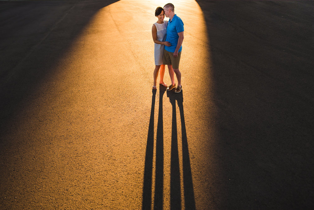 Creative Engagement Photos Old Town Alexandria